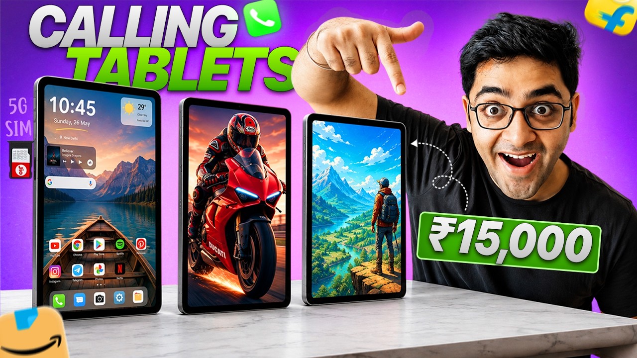 Best Calling Tablet Around ₹15,000 in Freedom Sale 2026 | Moto vs Redmi vs OnePlus vs Oppo