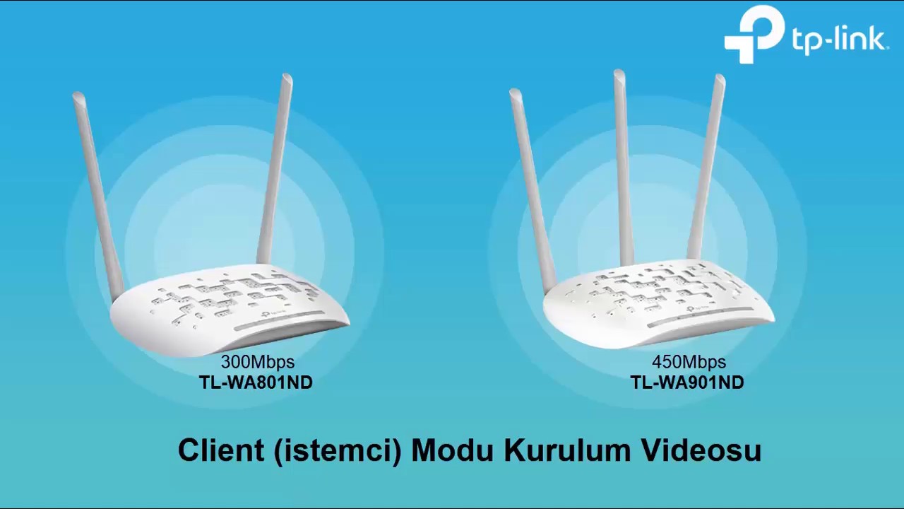 TP-Link (TL-WA901ND/TL-WA801ND) Client Modu Kurulumu
