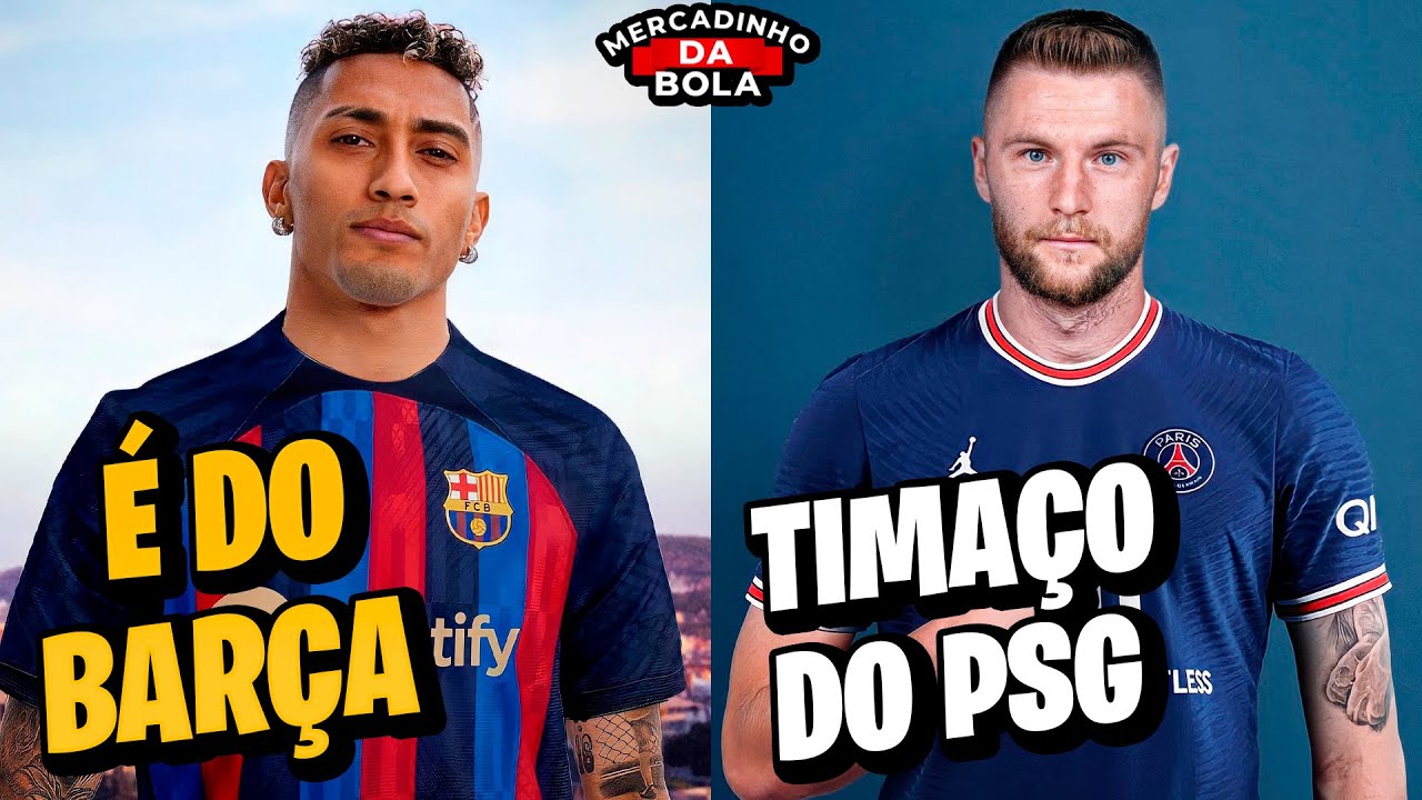 RAPHINHA É DO BARCELONA - TODOS os jogadores que o PSG quer para a próxima temporada - Mercadinho