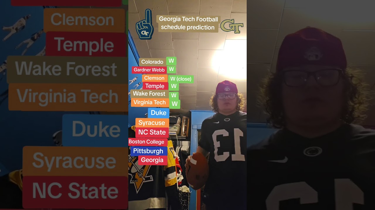 Georgia Tech Football schedule prediction. Who nexr???
