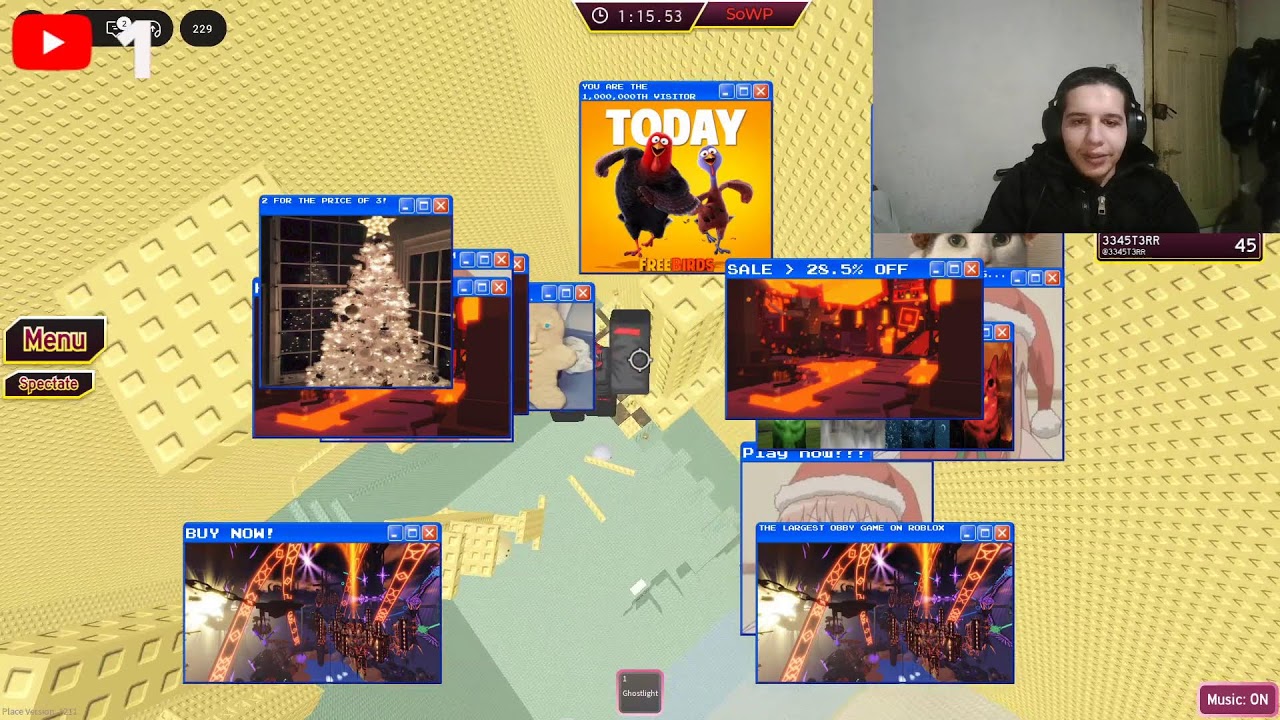 Roblox EToH montly challenges Live (road to 300 subs)