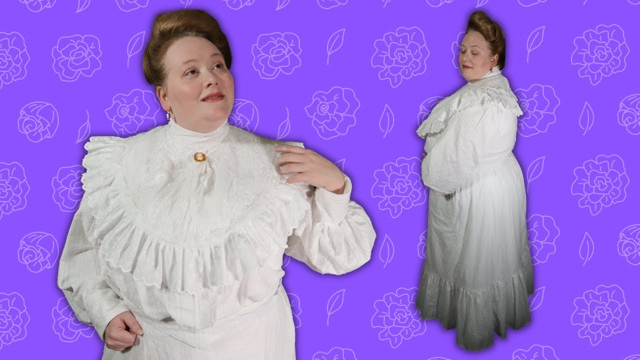 I Made a Plus Size Edwardian Summer Dress