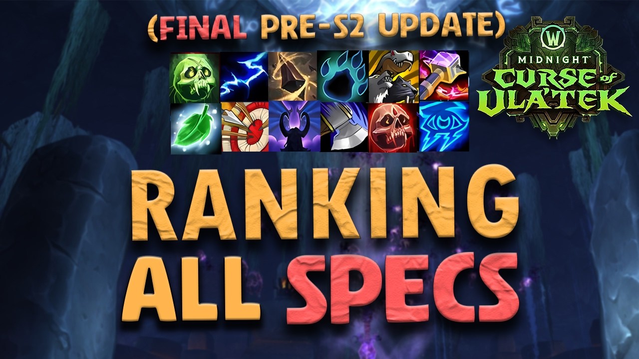 Progressive M+ TIERLIST | THE FINAL Pre-S2 Update - Midnight S2 - | Patch 12.1