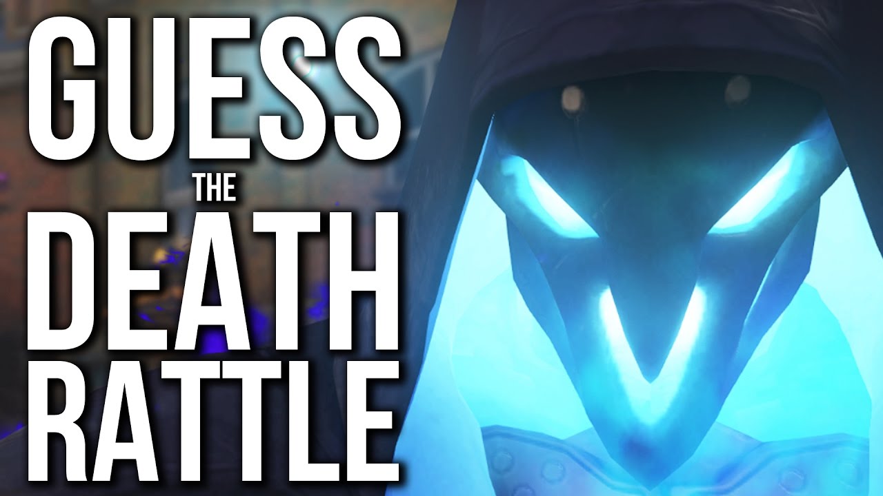 Overwatch Quiz - GUESS the DEATH RATTLE