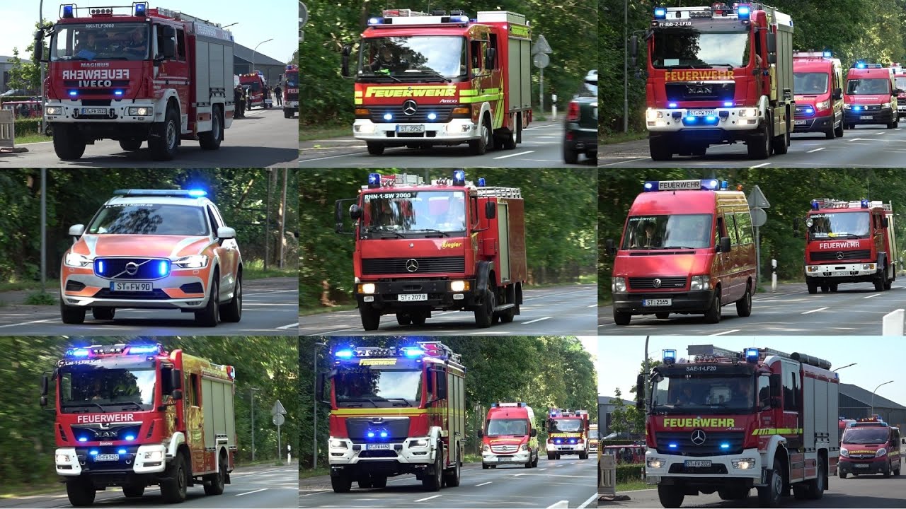 [4 Großeinsätze gleichzeitig] Großalarm in Neuenkirchen - 350 Kräfte im Einsatz Kreisalarmübung 2024
