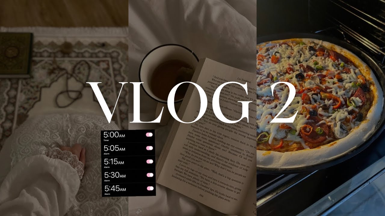 VLOG2 ( يوم صيام إنتاجي )🏋🏻‍♀️🧆📿