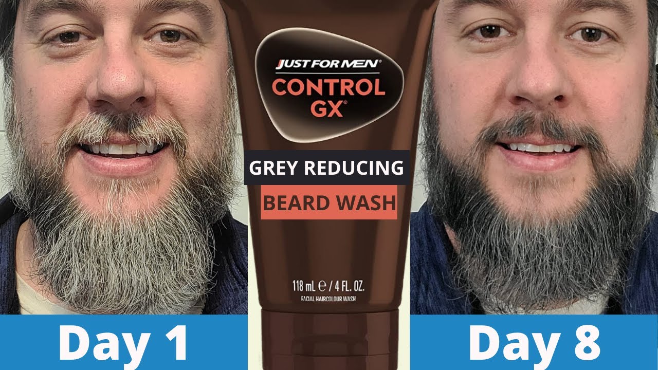 Обзор средства для бороды, уменьшающего седину. Краска для бороды Control GX от JUST FOR MEN [384]