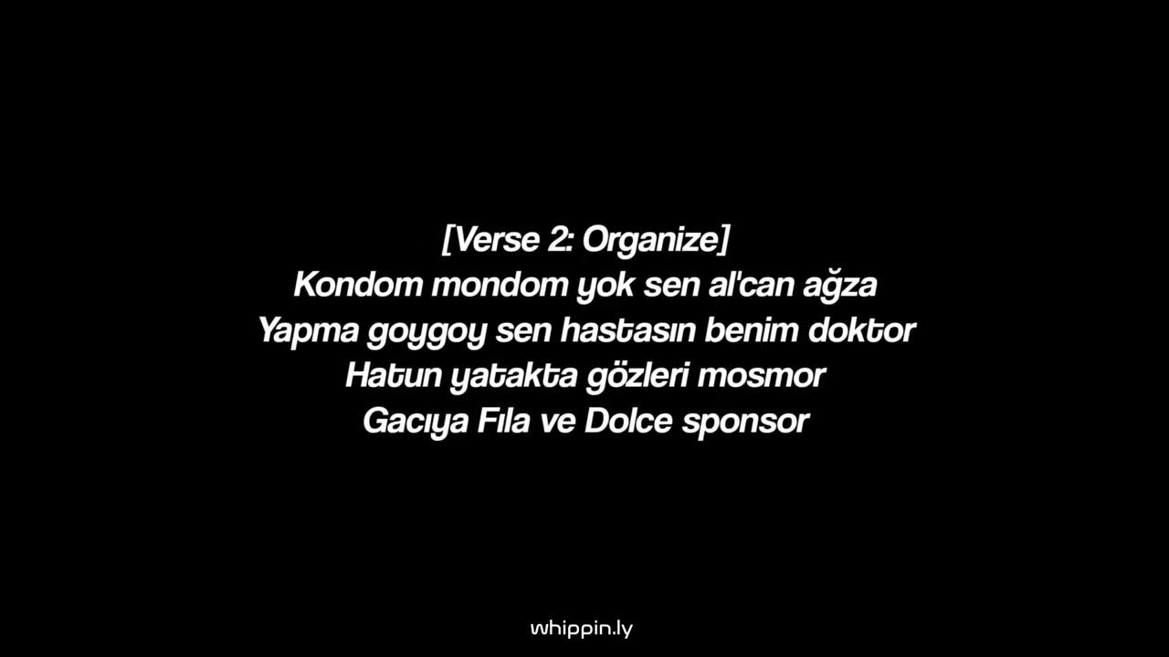 Ati242 & Organize - Festival Sözleri (Lyrics Video)