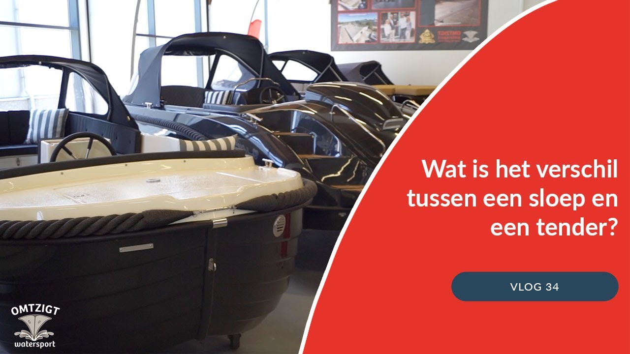 Wat is nou het verschil tussen een sloep en een tender?