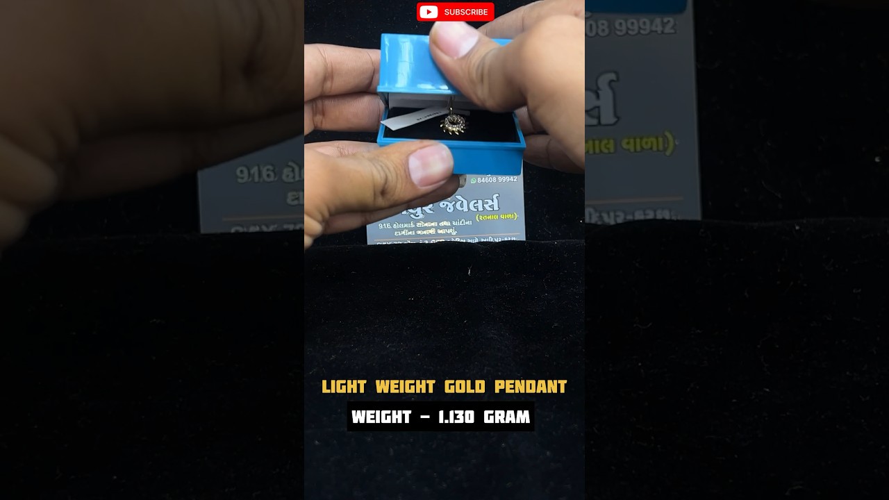 Unboxing gold pendant design | #shorts #goldpendants #mayurjewellers
