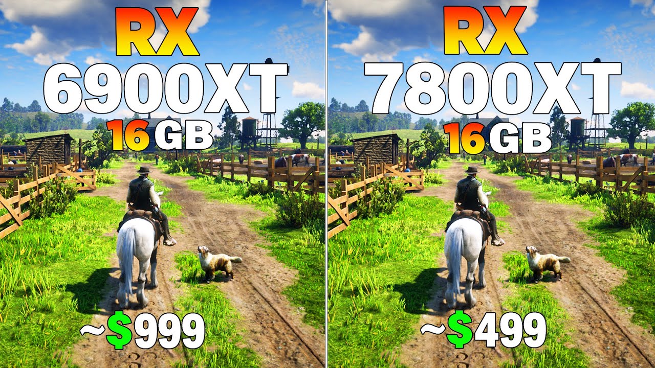 RX 6900 XT vs RX 7800 XT - Test in 8 Games