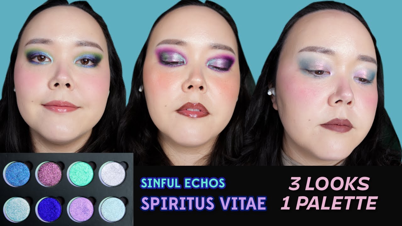 SPIRITUS VITAE! Новинка от Sinful Echos | 3 образа в одной палетке | Обзор и свотчи