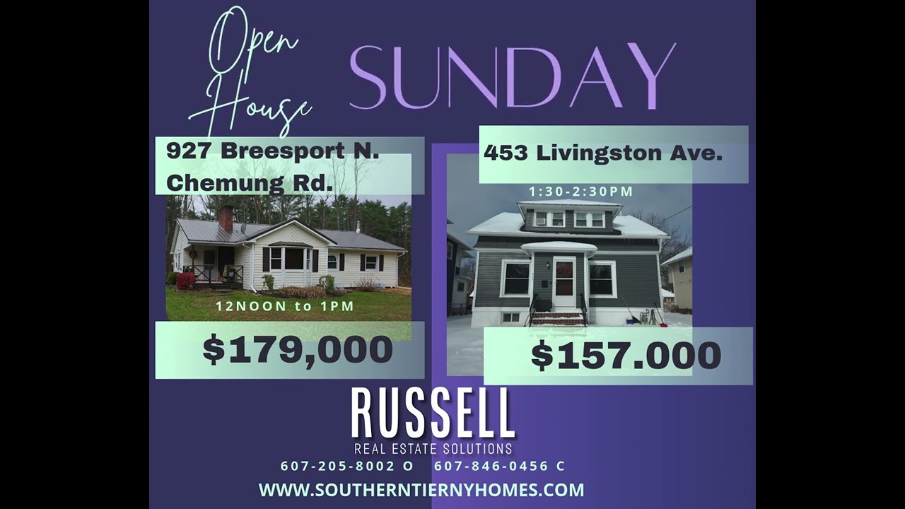 Open Houses before the Super Bowl!