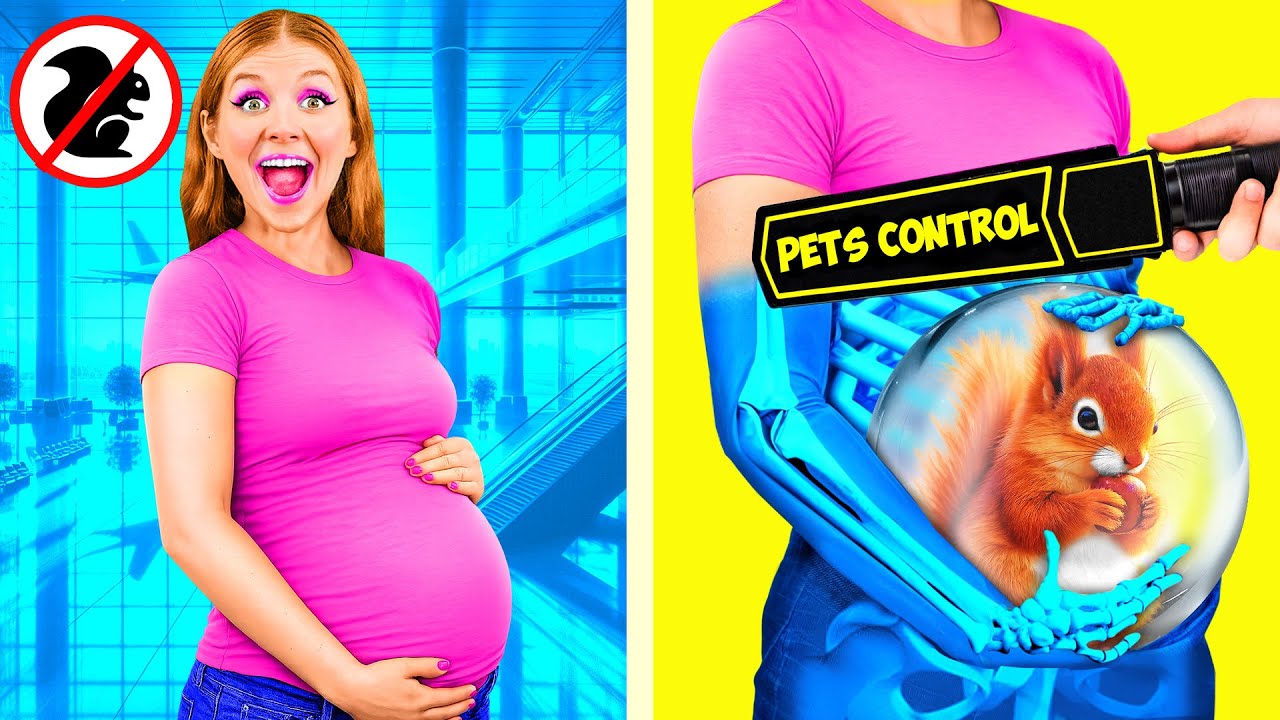 Как Пронести Домашних Животных в Самолёт | Умные Гаджеты или Лайфхаки от 4Teen Challenge