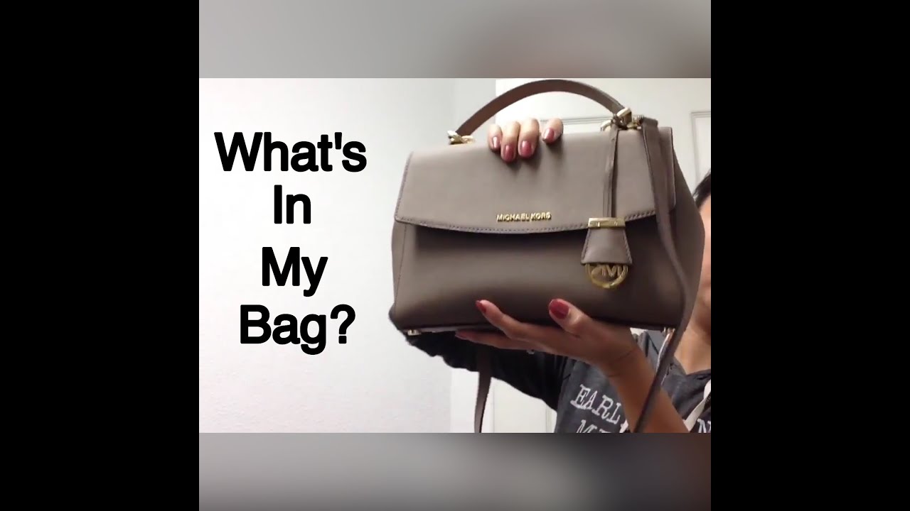 What's in my bag? Michael Kors Medium Ava