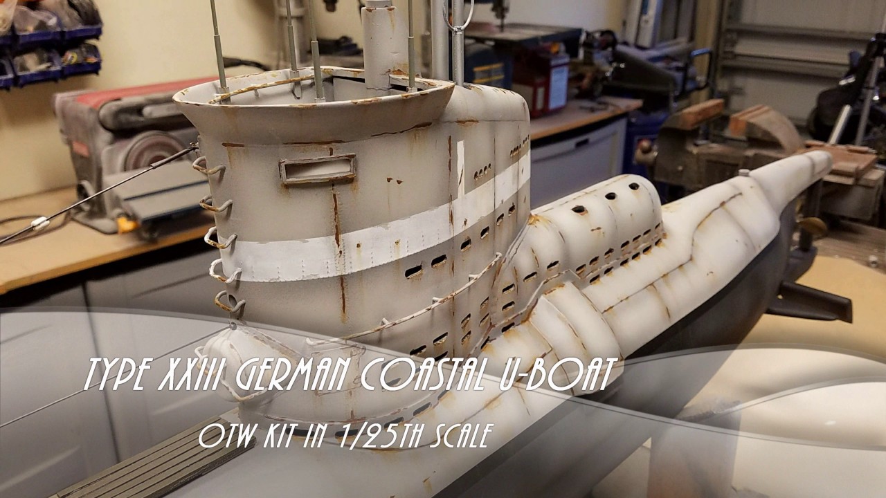 Type XXIII German Coastal R/C Submarine Progress Update