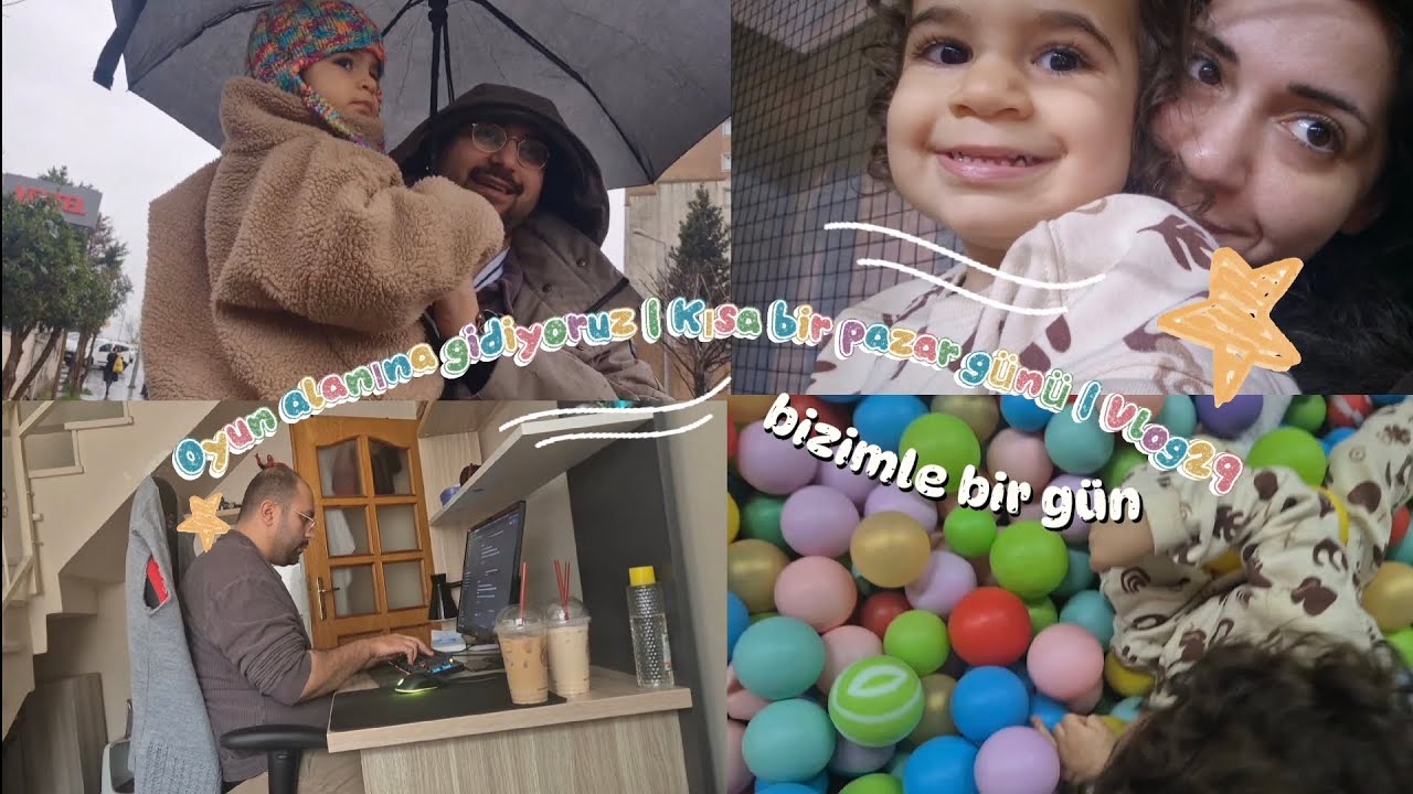 Yağmurlu Bir Pazar Günü ☔ Atlas’la Oyun Alanı Keyfi #Vlog29