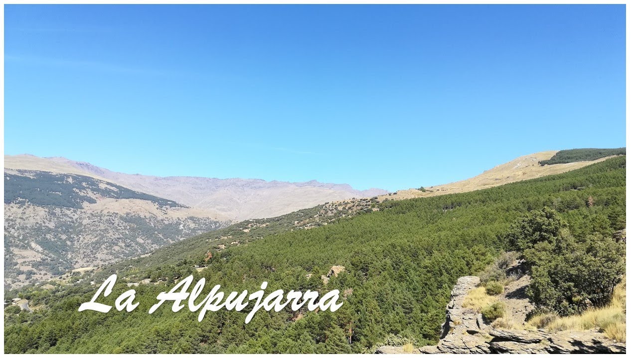 Subida a LA ALPUJARRA granadina en coche.