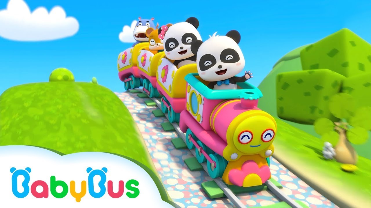 Las Ruedas del Pequeño Tren | Canción Infantil | 3D Video para Niños | BabyBus