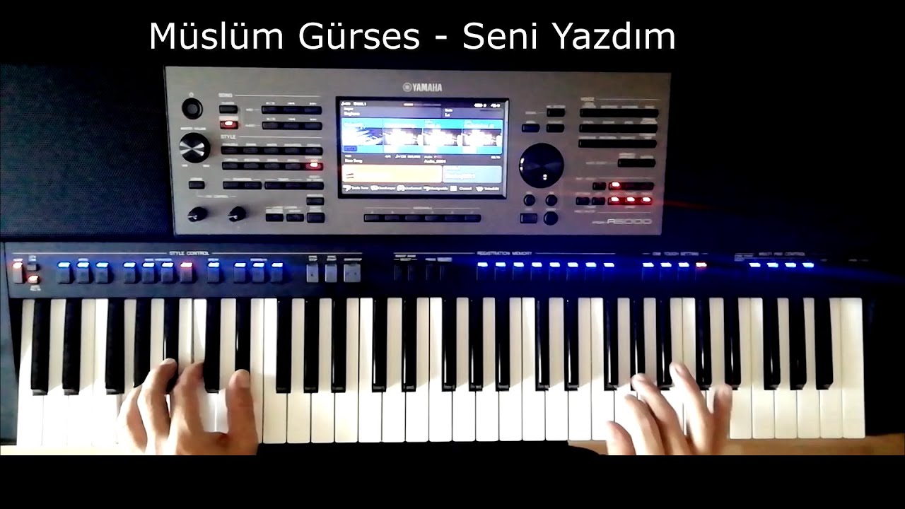Yamaha PSR A5000 SX700 SX900 Tyros5 Genos | Müslüm Gürses - Seni Yazdım