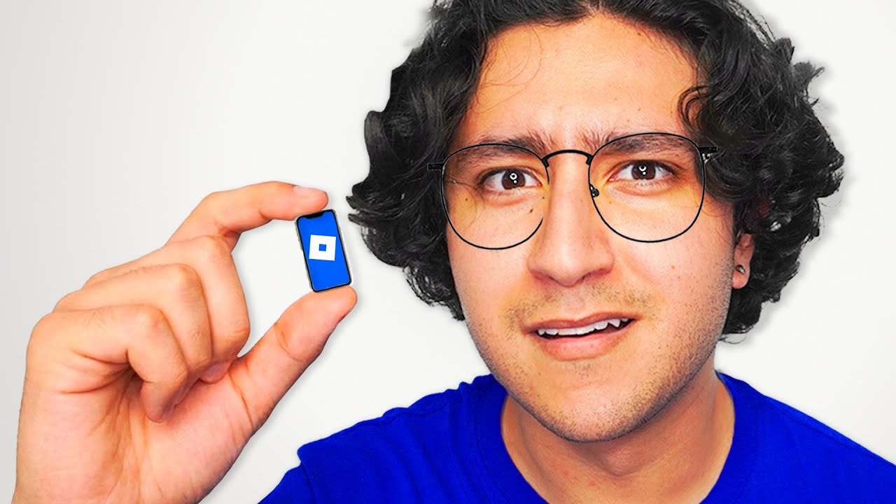 Prob&eacute; ROBLOX en el TEL&Eacute;FONO M&Aacute;S PEQUE&Ntilde;O que Encontr&eacute; 😱📱