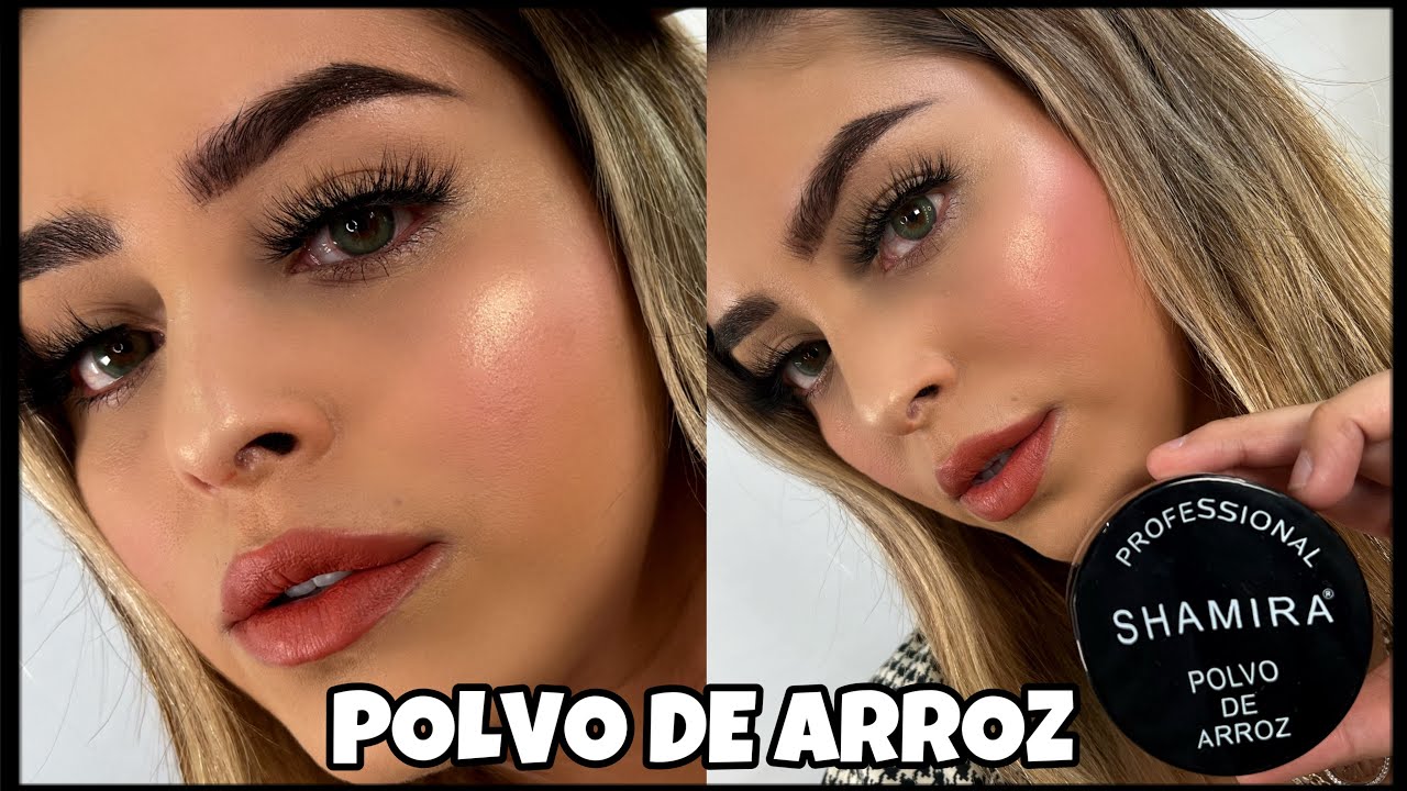 POLVO DE ARROZ MUY ECONOMICO PARA PIEL GRASA // SHAMIRA