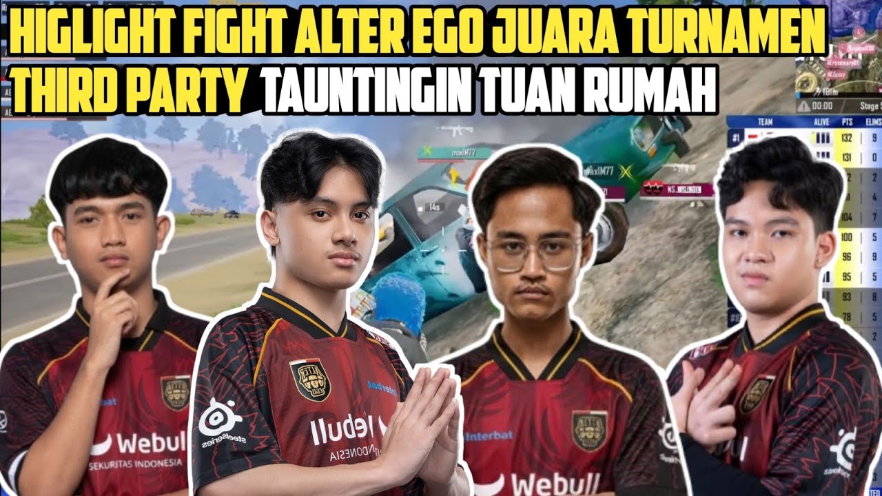 HIGHLIGHT ALTER EGO JUARA TURNAMEN THIRD PARTY  - PUBG MOBILE