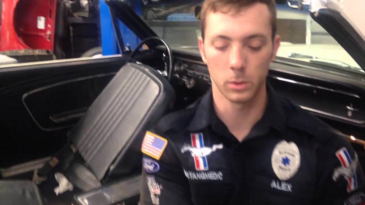 Installing Seat Belts On Michael's 1964 1/2 Mustang Convertible - Day 19