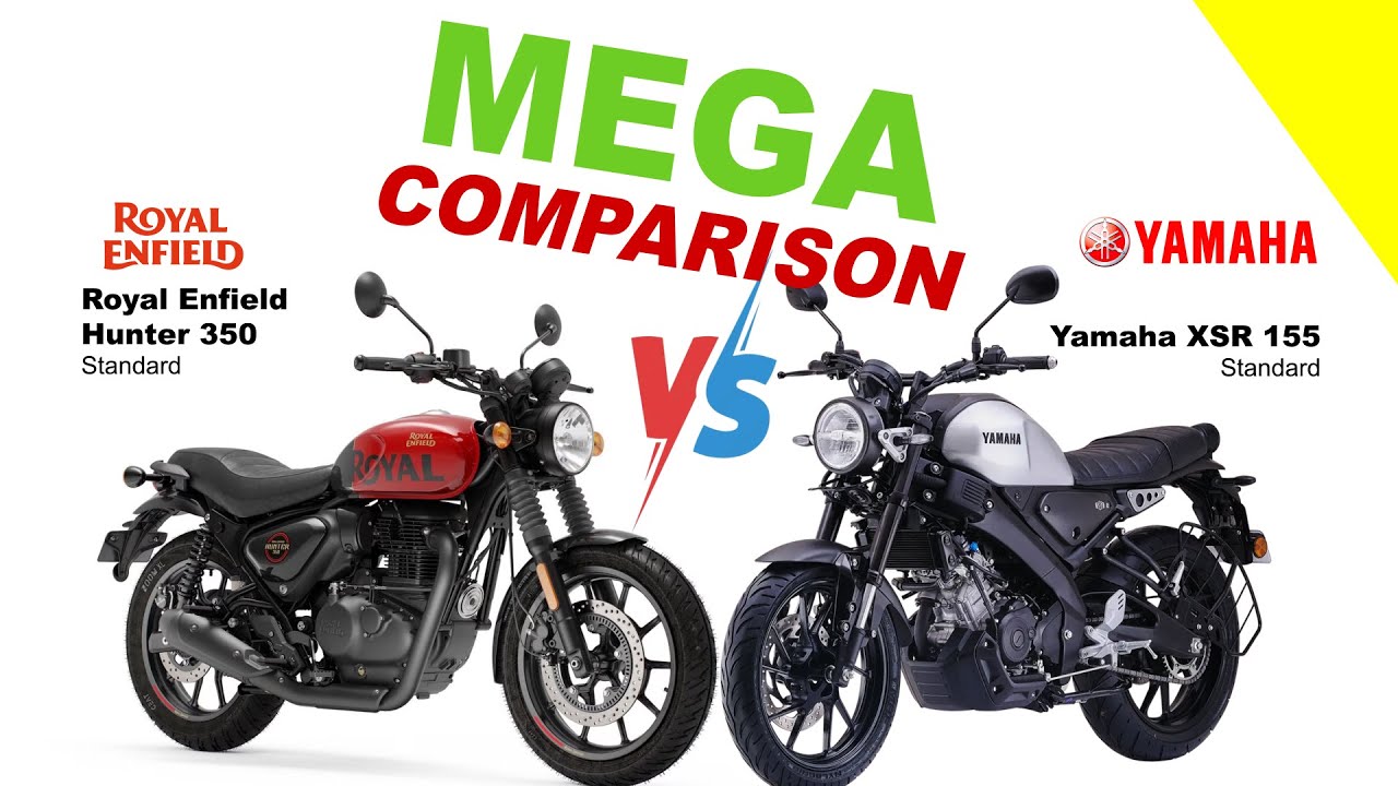 Royal Enfield Hunter 350 vs Yamaha XSR 155 MEGA COMPARISON