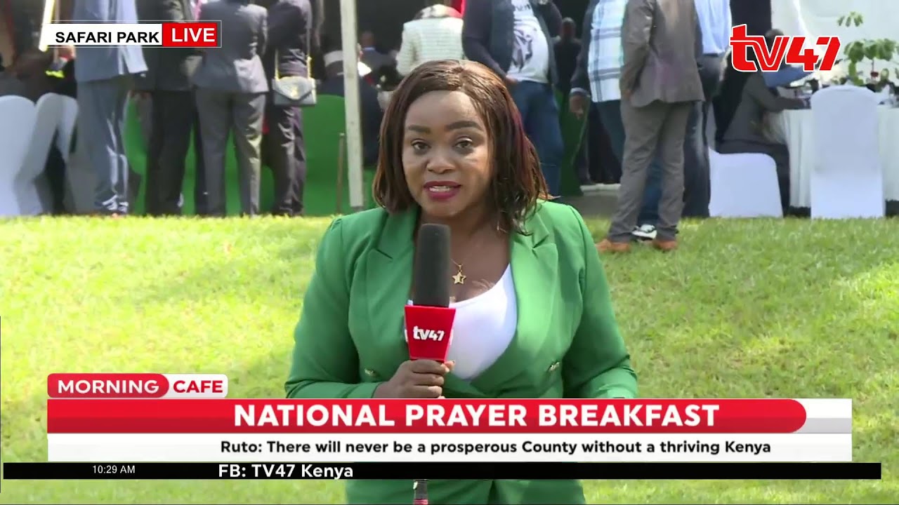 🔴 LIVE | MORNING CAFE | NATIONAL PRAYER BREAKFAST | SAFARI PARK HOTEL