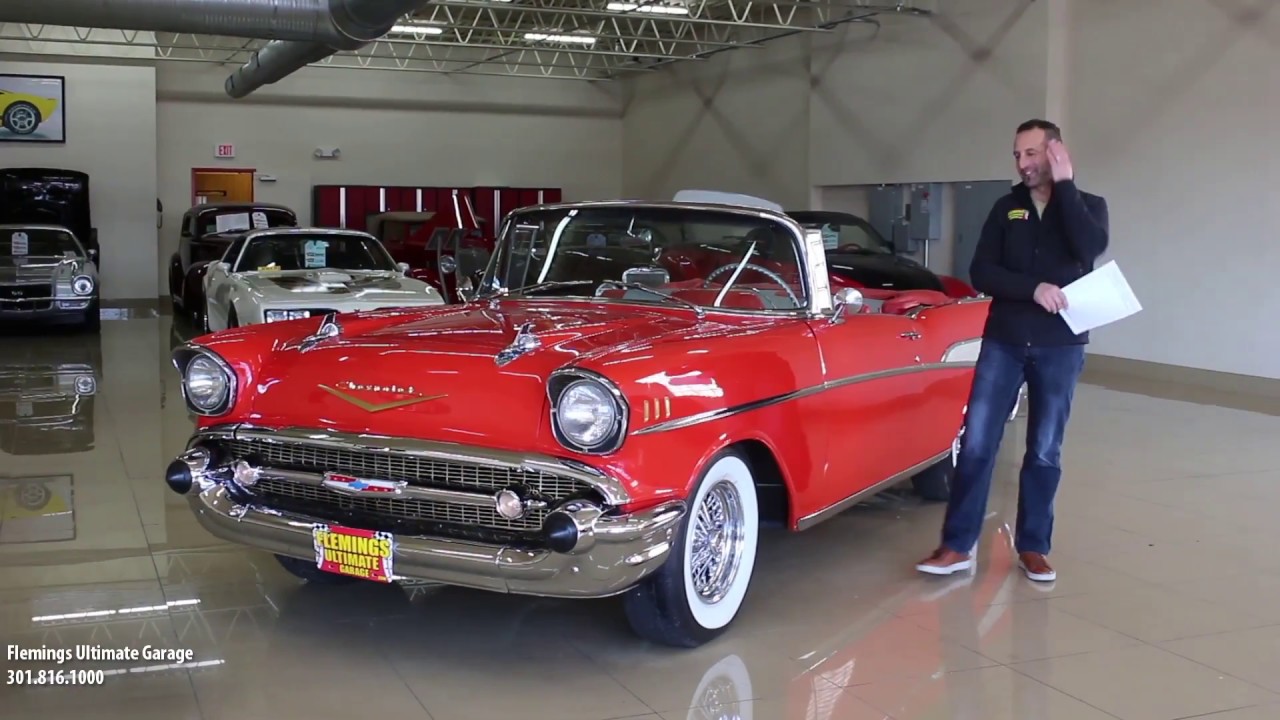 '57 Bel Air Convertible for sale with test drive, driving sounds, and walk through video
