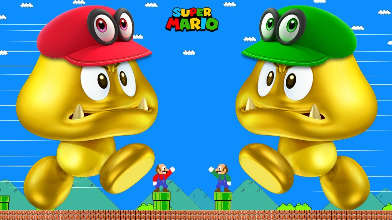 Mario vs. Luigi's Mega Goombas Gold Calamity | Game Animation
