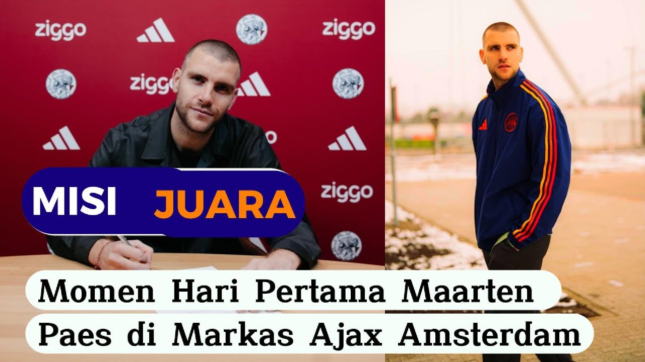Intip Momen Pertama Marten Paes di Markas Ajax Amesterdam #timnasindonesia
