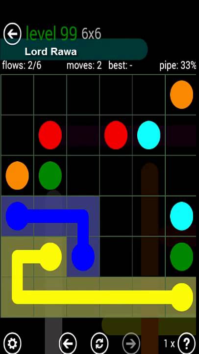 Flow Free Walkthrough - Levels 91-105 6x6 Mania Pack