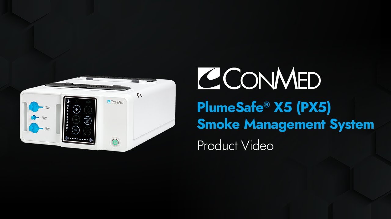 PlumeSafe® X5™ Smoke Management System - CONMED Product Video