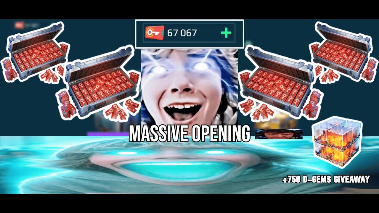 HUGE 67 THOUSAND Keys Black Market Opening + 750 D Gems GIVEAWAY │ War Robots
