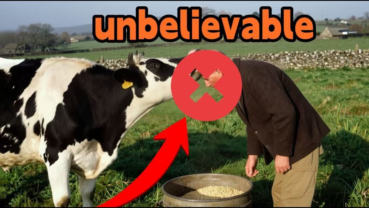 The Cow That Cures Baldness.#cow #funny