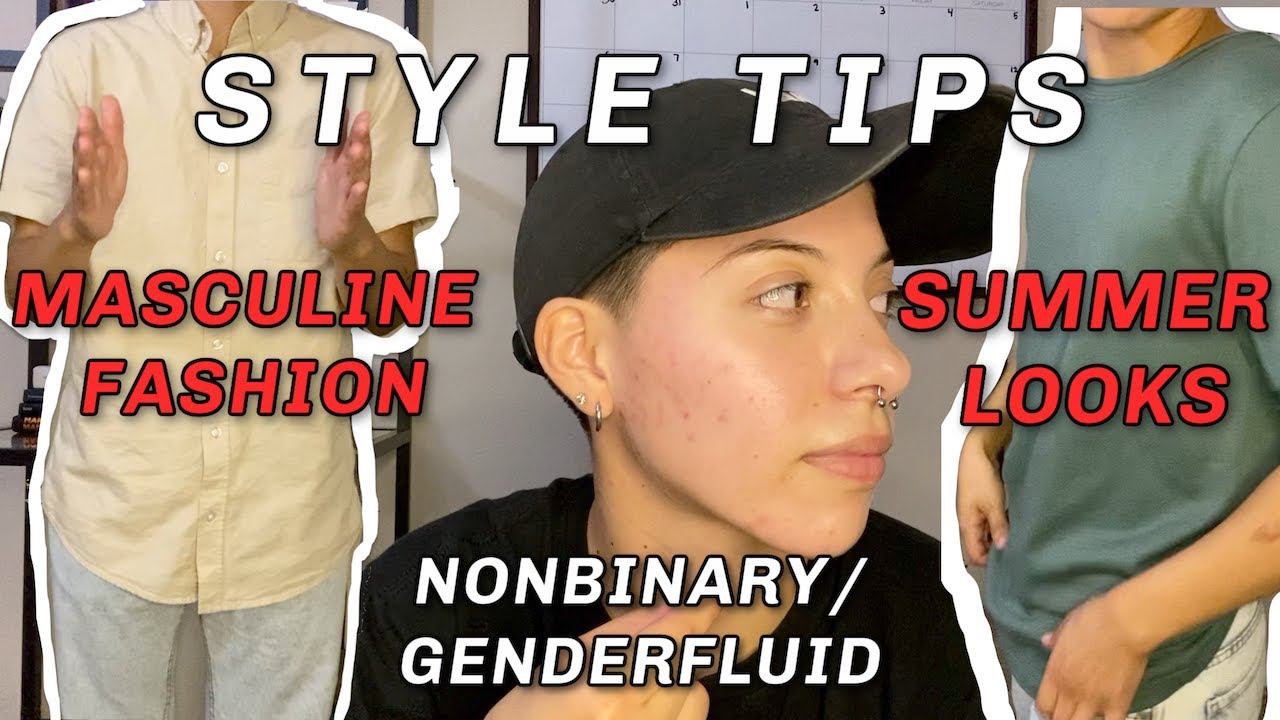 masc fashion for non binary/afab/androgynous folk | summer looks on a budget + where to find them!