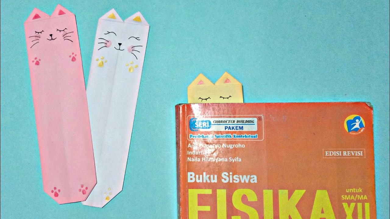 Cara membuat pembatas buku | DIY Bookmark