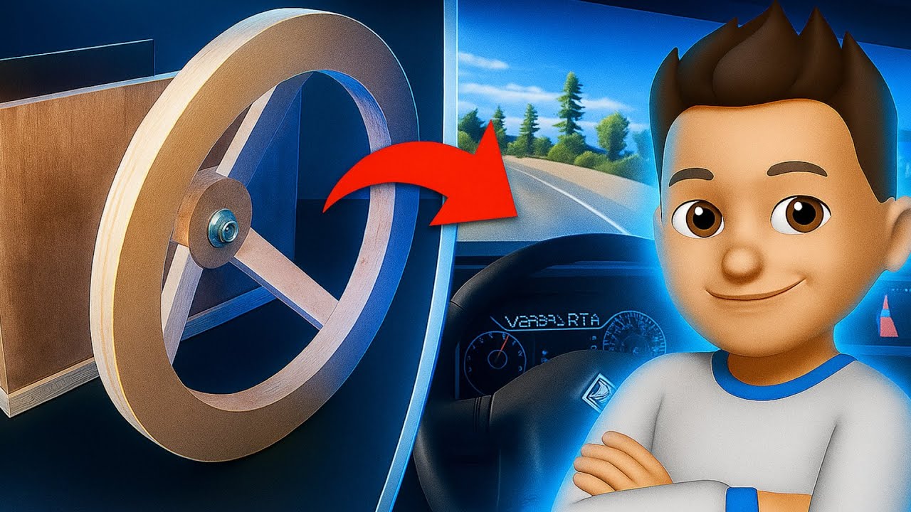 J'ai fabriqué mon propre volant gaming