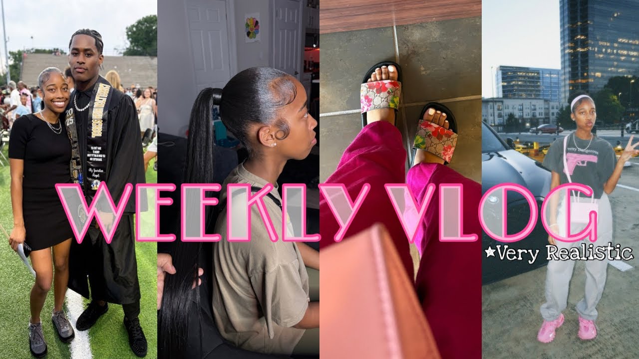 Weekly Vlog | I broke my phone, Brother graduation, Last min hair appt, Photoshoot, + More