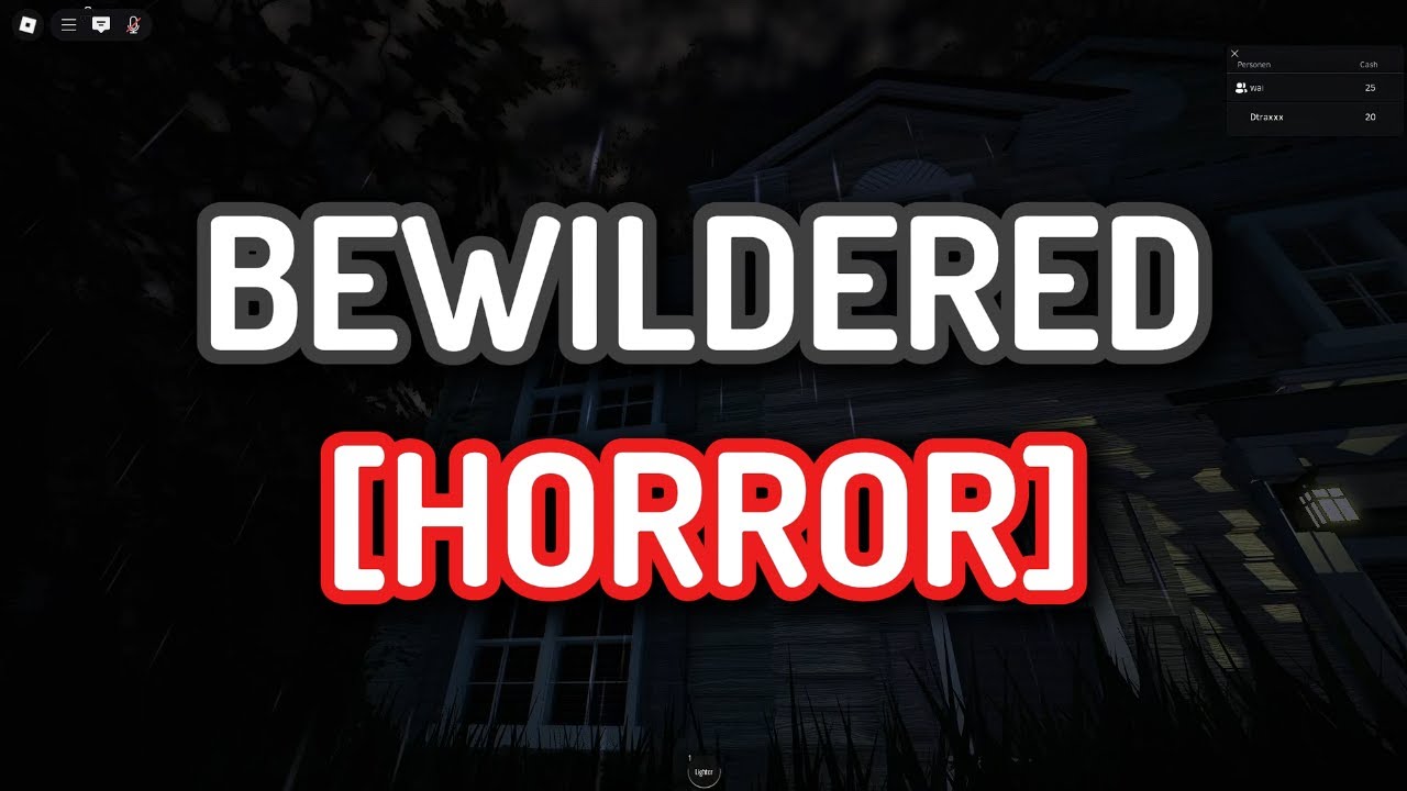 BEWILDERED [HORROR] | Chapter 1 Full playthrough | Roblox