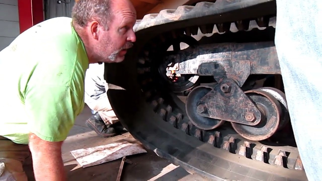 Morooka crawler tracks installed can we do it? No one lost a finger during filming of this.