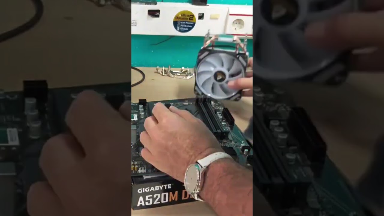 Colocamos disipador para montaje #pc #pcgaming