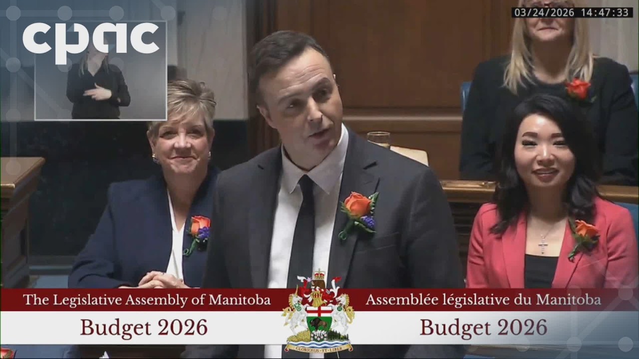 Manitoba Finance Minister Adrien Sala presents 2026 budget &ndash; March 24, 2026
