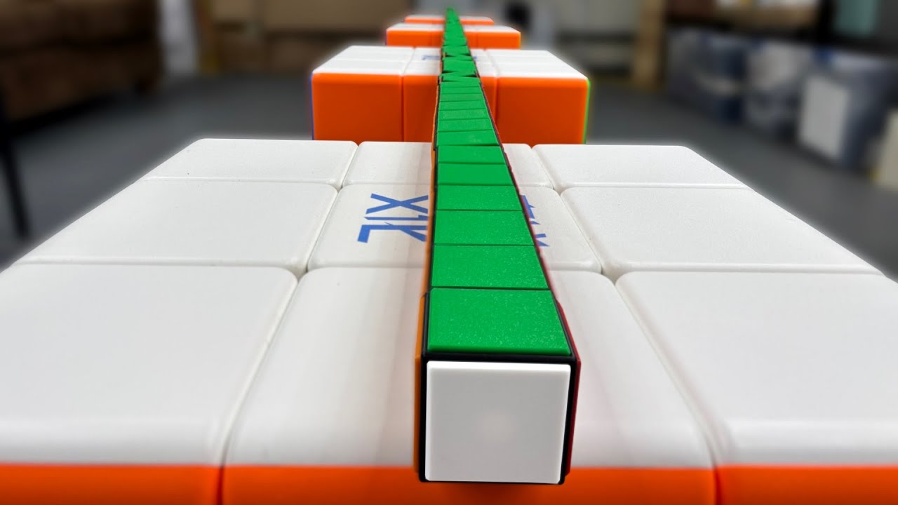 How to Solve a 1x1x100 Rubik's Cube (Tutorial)