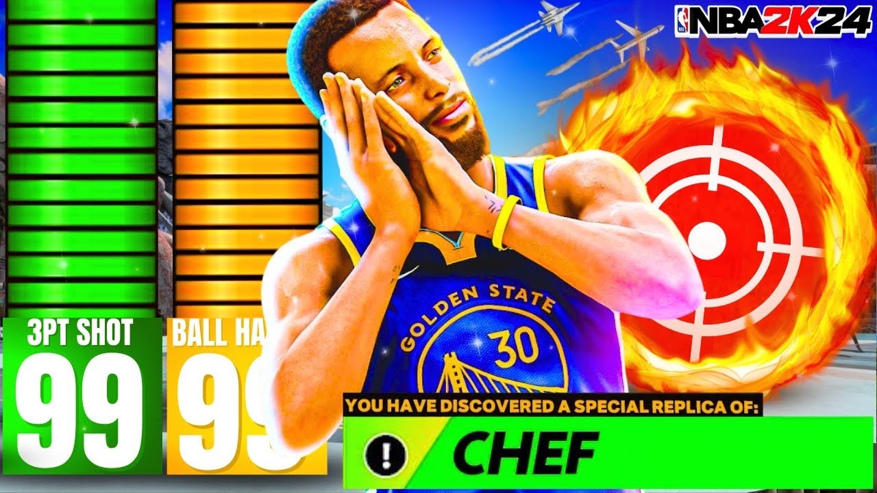 99 3PT + 99 BALL HANDLE STEPHEN CURRY BUILD CAN DO EVERYTHING! BEST POINT GUARD BUILD IN NBA2K24