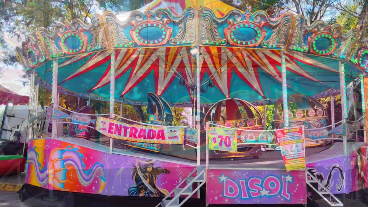 Llegó el REMOLINO feria de PUEBLA 2026 ( Feria de enero) último día, así luce hermoso REMOLINO DISOL