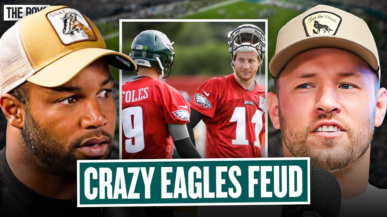 Golden Tate tells CRAZY Details Of Carson Wentz & Nick Foles FEUD In Eagles Locker Room | Bussin'