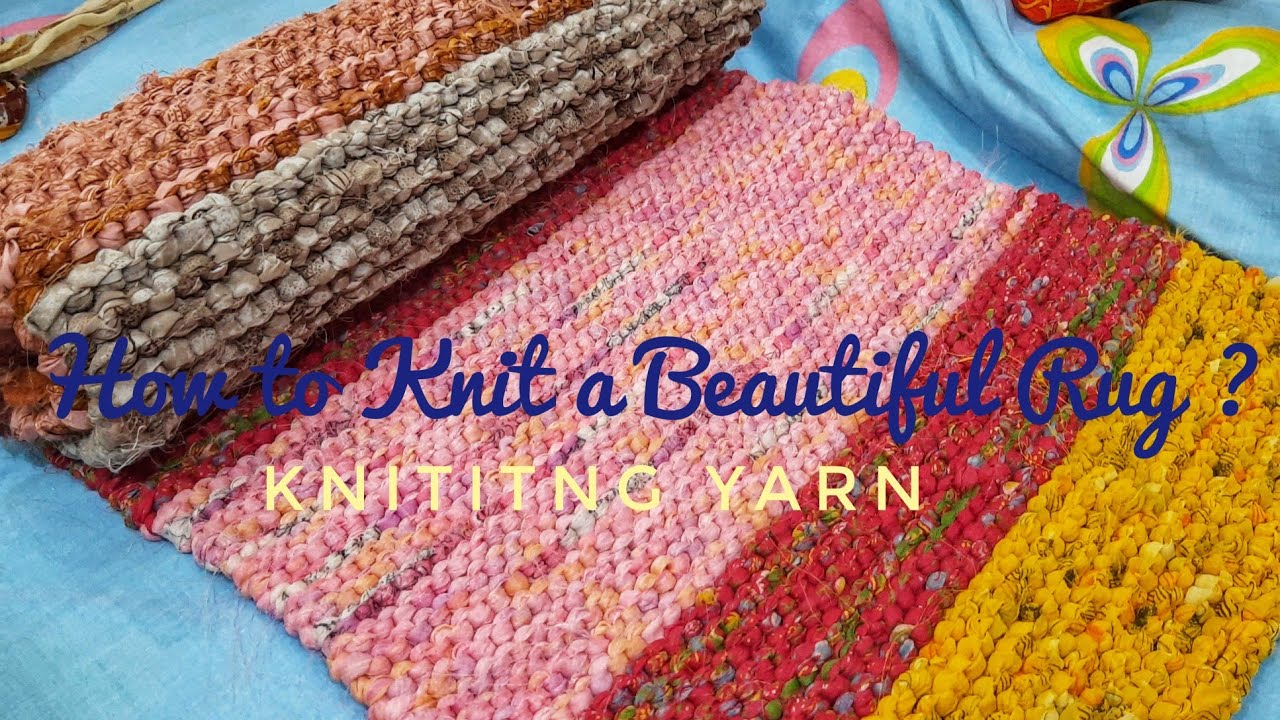 How to make doormat in easy steps/आसान तरीके से पायंदाज कैसे बनाएं #DIY#rug #doormat @Knitting yarn
